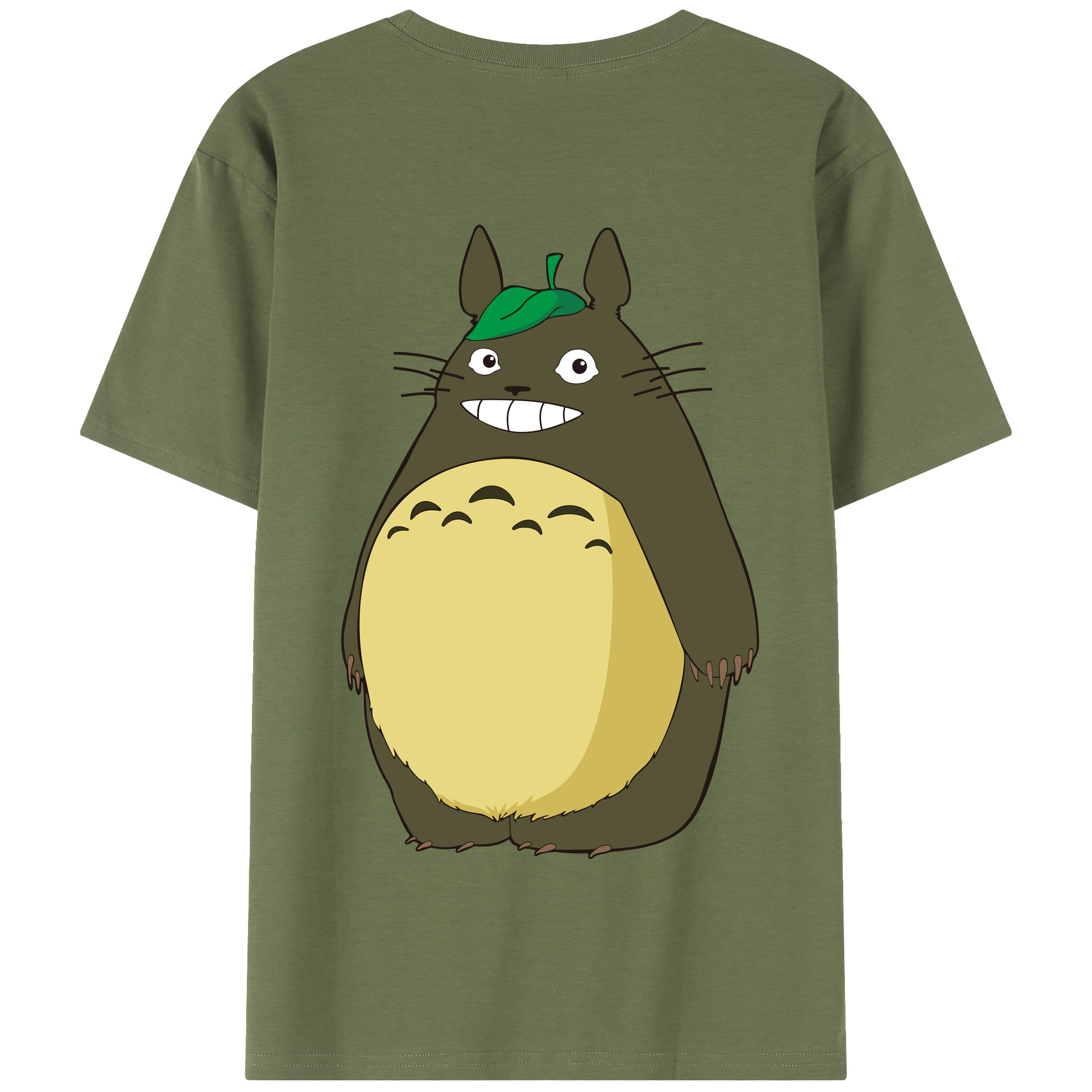 （画像用） となりのトトロ 草壁メイ 草壁サツキ My Neighbor Totoro Satsuki Kusakabe Mei Kusakabe 綿100％半袖Tシャツ（背面プリント）